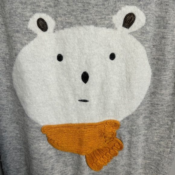 Sweewe Paris Women's Lightweight Angora Blend Sweater Dress Small Polar Bear - Picture 2 of 14